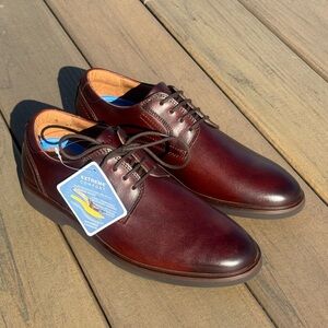 NWT Clark’s Men’s Malwood Lace Brown Leather Dress Shoe